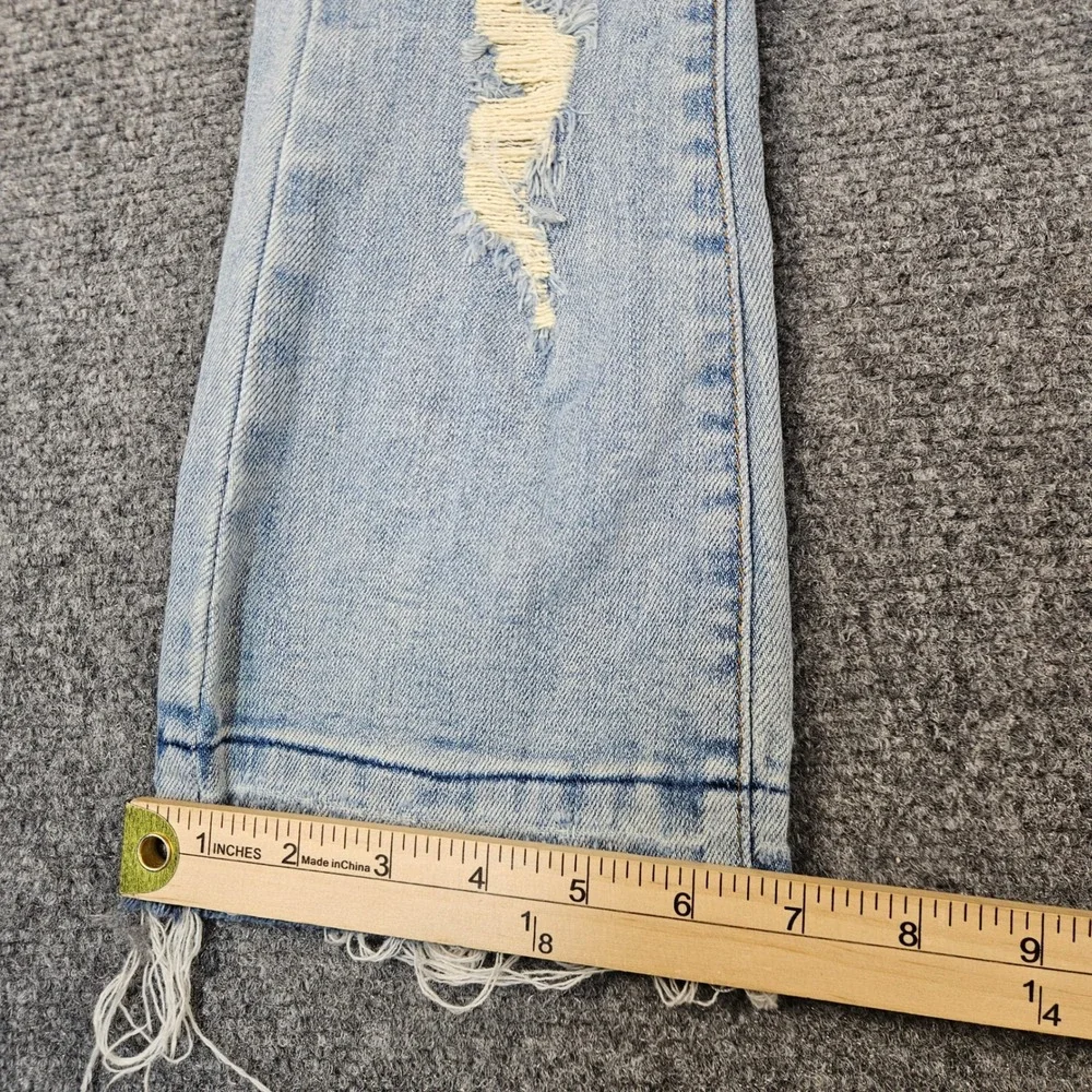 Pheelings Distressed Flare Jeans Light Wash Ripped Frayed Hem Mens Size 28